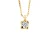 Ketting Diamond Solitaire 0030 Cts Geel Goud 18 Karaat