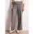 Street One Dames Wide Legs broek met knoopdetails in Bruin