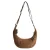 BURKELY suède crossbody tas bruin