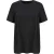 Slazenger Trainings-T-shirt voor dames met gekruiste zoom (Zwart)