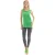 Racer Back Top in Groen