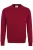 HAKRO 475 Comfort Fit Sweatshirt ronde hals wijnrood, Effen
