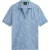 Ted Baker Neyack Feather Jacquard Zip Blue Polo Shirt