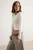 TRENDYOLMİLLA Dames Ecru Effen Lang Getailleerd Blouses