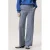 Miss Etam wide leg regular waist broek blauw