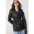 TRENDYOLMİLLA Dames Zwart Effen Regular fit Trenchcoats