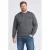 Petrol industries Plus Size regular fit gemêleerde sweater – grijs