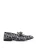 Denim loafers met kettingdetails en monogram