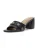 GUESS Muiltjes ‘GAURI’  goud / zwart