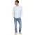Only Herenjeans van denim, effen, met 5 zakken, slim fit (Blauwe Denim)