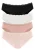 LASCANA Slip  rosa / rosé / zwart / wit