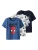 TWO SOON Shirt ‘Spider-Man’  blauw / marine / rood / wit
