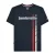 Lambretta Heren SS25 Racing Stripe T-shirt (Marine)