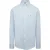 Gant Herenpiqué-overhemd met lange mouwen, normale pasvorm (Blauw)