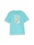 TOM TAILOR Shirt  turquoise / zwart / wit