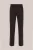 WE Fashion – Heren regular fit pantalon van linnenmix – Regular fit – Donkerbruin – Katoen –