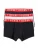 GUESS Boxershorts ‘Brian’  donkerblauw / lichtgrijs / rood / zwart