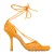 Bottega Veneta Stretch Veter Sandalen oranje