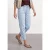 Street One Dames Mid Waist jeans in chino-look in Blauw