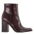 Graceland enkellaarzen met blokhak – aubergine