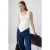 TRENDYOLMİLLA Dames Ecru Effen Driekwart mouw Getailleerd Blouses