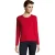 SOLS Dames/Dames Imperial T-shirt met lange mouwen (Rood)