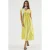 V-hals Midi-jurk met Strikdetail