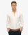 Superdry Mannen Casual Linnen Overhemd met Lange Mouwen Wit