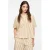 comma gestreepte blouse beige