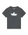 Watapparel Shirt ‘ Astronaut in paper boat ‘  antraciet / wit