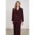 NUKUS oversized blazer – aubergine