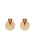 IZIA Oorbellen  goud / rood