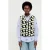 Cache Cache teddy gebloemde gilet marineblauw