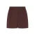 Ydence regular waist casual short donkerbruin