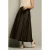 LOLALIZA midi rok – donkerbruin