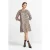 Rich & Royal Printed Scuba Mini Dress Recycled Caffee Latte