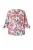 Ulla Popken Blouse  groen / lichtroze / roestrood / offwhite