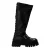 Steve Madden Dames Chez Leren Kniehoge Boots (Zwart)