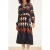 Smashed Lemon 24526 houndstooth print midi jurk |
