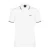 Boss Herenpoloshirt ‘Paddy’ met contrasterende boorden (Wit)