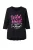 Angel of Style Shirt  pink / zwart / wit