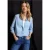 Street One Dames Zakelijke blouse in Blauw