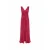 V-hals Jurk met Splitzoom Dames Haris Cotton Essentials