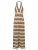 Ana Alcazar Jurk ‘Disae’  beige / bruin / kastanjebruin / wit