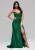 Ombre Avondjurk  groen