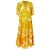 River Woods Dress 3/4sl Long Wide Volant S00252