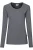 HAKRO Dames T-shirt antraciet, Effen