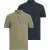 AllSaints Reform Ss Polo 2 Pac Potion Blue/green