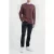 French Connection Crew Neck Knit Jumper Bordeaux Mel