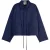 Scotch & Soda Satin Jacquard Utility Shirt Navy